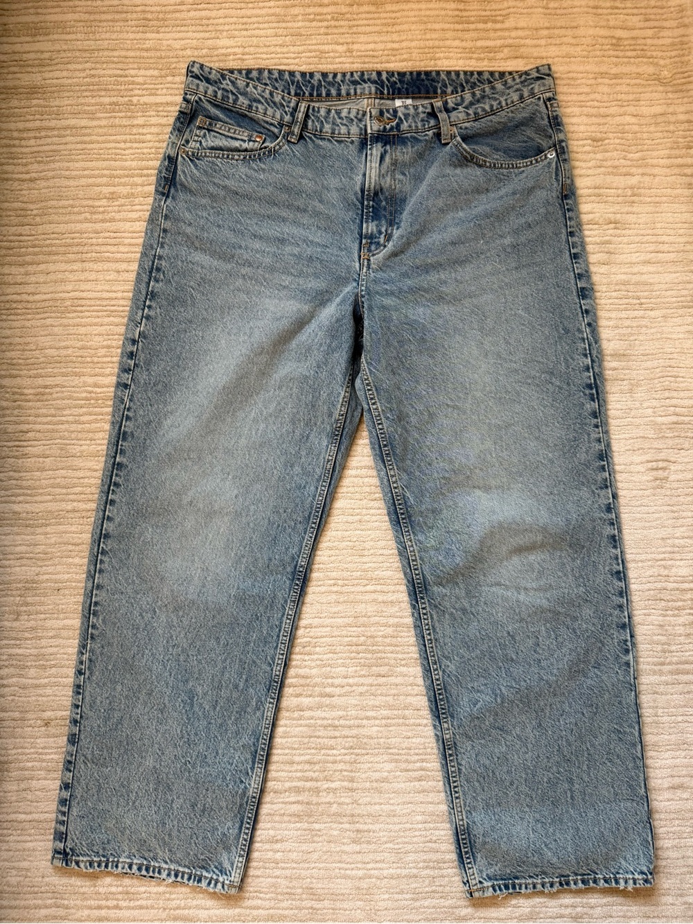 H&M Classic Light Blue Wide-Leg Jeans